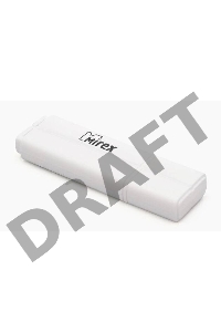Флеш Диск 4GB Mirex Line, USB 2.0, Белый