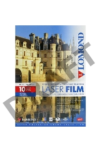 Пленка Lomond  PE Laser Film – прозрачная, А4, 100 мкм, 10 листов, для лазерной цветной печати.