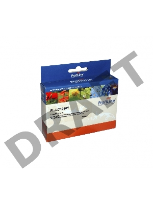 Картридж для принтеров Brother LC1240Y MFC-J6510DW/6710DW/6910DW/DJ525 Yellow водн ProfiLine