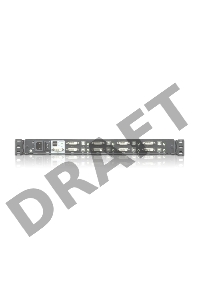 ATEN Single Rail 8-Port DVI FHD LCD KVM Switch