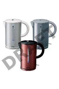 Чайник электрический Mystery MEK-1614 1.7л. 2200Вт серый (корпус: пластик)