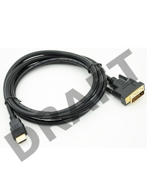 Кабель HDMI/DVI-D 3м SIEMAX 19M - DVI Dual Link, черный