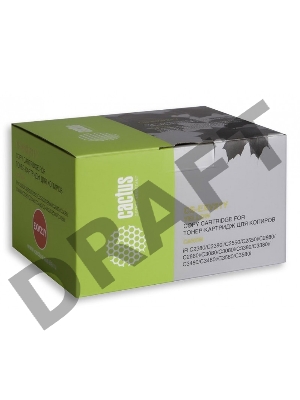 Тонер-картридж Cactus CS-EXV21Y для МФУ Canon iR-C2380/C2550/C2880/C3080/C3380, желтый, 14000 стр.