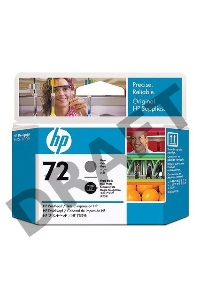 Печатающая головка HP №72 C9380A фото черный/серый печатающая головка для HP DJ T1100/T610