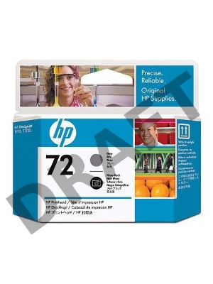 Печатающая головка HP №72 C9380A фото черный/серый печатающая головка для HP DJ T1100/T610