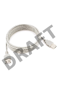 Кабель Gembird CC-USB2-AMAF-10 USB 2.0 кабель удлинительный 3.0м AM/AF , пакет 