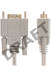 Кабель Greenconnect Кабель удлинитель 10m COM RS-232 порта (GCR- DB9CM2F-10m) 9M AM / 9F AF, пакет