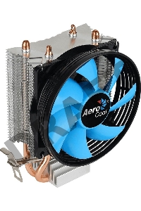 Кулер Aerocool Verkho 2 , до 110W, 2х теплотрубки, PWM, 800-2000 RPM, LGA 1156/1155/1151/1150/775 , FM2/FM1/AM3+/AM3/AM2+/AM2/940/939/754, 2 тепловые 