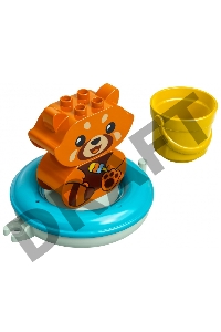 Конструктор Lego Duplo Приключения в ванной: Красная панда на плоту (10964)