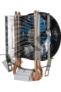 Кулер Aerocool Verkho 2 , до 110W, 2х теплотрубки, PWM, 800-2000 RPM, LGA 1156/1155/1151/1150/775 , FM2/FM1/AM3+/AM3/AM2+/AM2/940/939/754, 2 тепловые 
