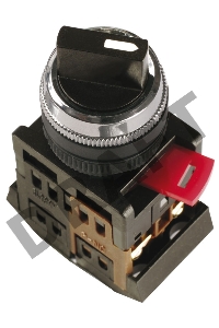 Переключатель AC-22 на 2 полож. черн. I-O 1з+1p ИЭК BSW10-AC-2-K02