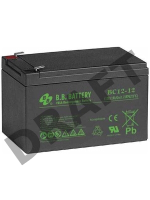 Батарея B.B. Battery BC 12-12 (12V 12Ah)
