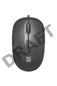 Мышь Defender Проводная оптическая мышь Datum MS-980 черный,3 кнопки,1000dpi Defender Проводная оптическая мышь Datum MS-980 черный,3 кнопки,1000dpi