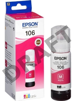 Картридж струйный Epson 106M C13T00R340 пурпурный (70мл) для Epson L7160/7180