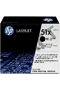 Тонер-картридж HP Q7551X черный для LaserJet P3005/M3027mfp/M3035mfp (13 000 стр.)