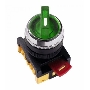 Переключатель ANCLR-22-3 на 3 фикс. полож. зел. 1з+1р ИЭК BSW10-ANCLR-3-K06