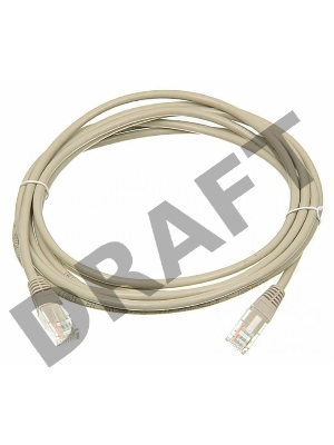 Кабель Патч-корд Lanmaster UTP TWT-45-45-3.0/6-GY вилка RJ-45-вилка RJ-45 кат.6 3м серый ПВХ (уп.:1шт)