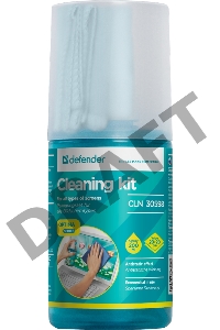 Чистящий спрей Defender для экранов / пластиковый флакон с пульверизатором 200 мл + микрофибра 20 х 20 см / Беларусь.