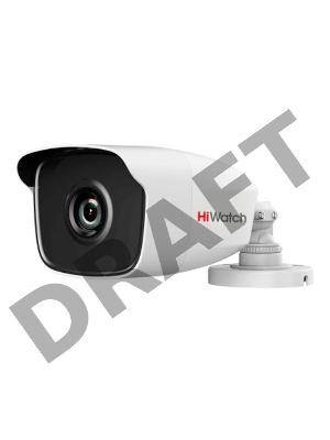 Видеокамера HiWatch DS-T110 (2.8 mm) 1Мп уличная цилиндрическая HD-TVI камера с EXIR-подсветкой до 20м 1/4