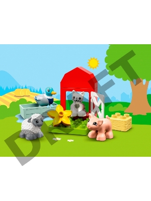 Конструктор Lego Duplo Уход за животными на ферме (10949)