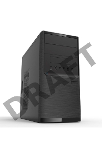 Корпус InWin POWERMAN ES701BK USB 3.0 (Mini Tower, mATX, 450W PM-450ATX, USB 3.0x2, USBx2 + Audio, черный) <6120258>