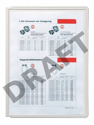 Демонстрационная панель для демонстрационных систем Durable Sherpa 560610 серый