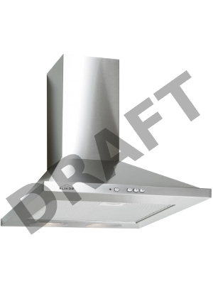Вытяжка каминная Elikor Оптима 60Н-400-К3Л нержавеющая сталь управление: кнопочное (1 мотор)