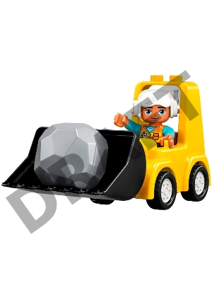 Конструктор Lego Duplo Бульдозер (элем.:10) пластик (2+) (10930)