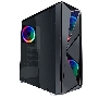 Корпус 1STPLAYER FIREROSE F4 / ATX, tempered glass side panels / 3x 120mm LED fans inc. / F4-3R1