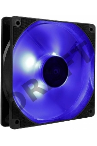 Вентилятор Aerocool Motion 12 Plus Blue , 120x120x25мм, синяя подсветка, 1200 об/мин, Molex 4-pin + 3-pin, 29.8 CFM, 22.1 дБА, съемная крыльчатка, гид