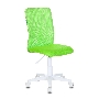 Кресло детское Бюрократ KD-9/WH/TW-18 салатовый TW-03А TW-18 сетка/ткань (пластик белый)