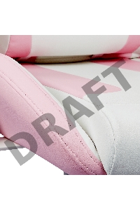 Кресло Caliber R1S Gaming Chair PINK&WHITE