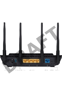 Роутер ASUS RT-AX58U V2/UK/13/P_EU_UK (90IG06Q0-MU9B00)