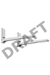 Кронштейн для СВЧ Holder MWS-2003 белый макс.40кг настенный фиксированный