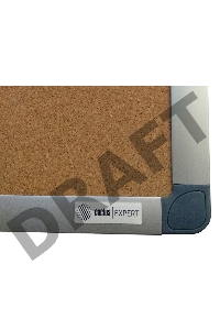 Демонстрационная доска Cactus CS-CBD-90X120 пробковая 90x120см алюминиевая рама