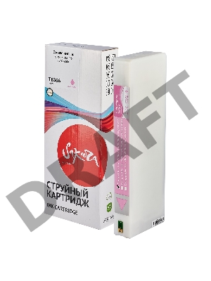 Струйный картридж Sakura C13T636600 (T6366 Vivid Light Magenta) для Epson, пурпурный, 700 мл.