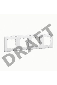 Рамка Рамка 4 поста белая