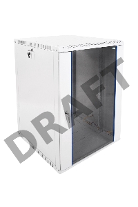 Шкаф телеком. настенный разборный 18U (600х650) дверь стекло (ШРН-Э-18.650) (1 коробка)