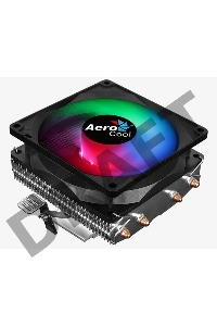 Кулер CPU Aerocool Air Frost 4 (универсальный, 125W, 25.7 dB, 1800 rpm, 90мм, 3pin, подсветка, медь+ алюминий) RTL