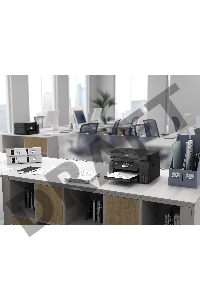 МФУ Epson L6190 (C11CG19404), 4-цветный струйный СНПЧ принтер/сканер/копир/факс A4, 33 (20 цв) стр/мин, 4800x1200 dpi, ADF30, дуплекс, подача: 250 лист., вывод: 30 лист., USB, Wi-Fi, Wi-Fi Direct, Epson Connect, печать фотографий, печать без полей, сенсор