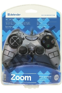 Геймпад Defender Zoom USB Xinput, 10 кнопок, 2 стика
