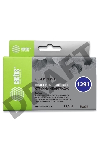 Картридж струйный Cactus CS-EPT1291 черный для Epson Stylus Office B42/BX305/BX305F (15ml)