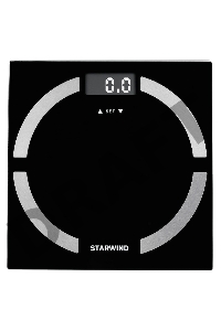 Весы напольные электронные Starwind SSP6051 макс.180кг черный