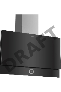 Вытяжка для настенного монтажа Bosch Серия 8 DWF97RV60B, ширина 90 см, черный