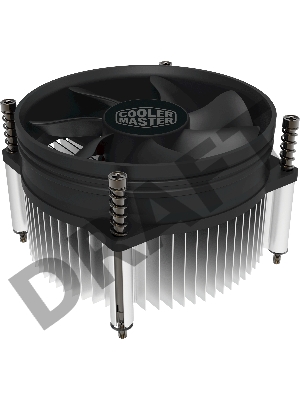 Кулер Cooler Master i50 STD LGA1700, FAN 9225 nonLED 2200RPM 4pin, All Aluminum, 65W