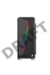 Корпус 1STPLAYER RAINBOW R3 / ATX, tempered glass side panel / 1x 120mm LED fan inc. / R3-1R1