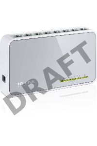 Коммутатор TP-Link SOHO   TL-SF1008D Коммутатор 8-port 10/100M mini Desktop Switch, 8 10/100M RJ45 ports, Plastic case