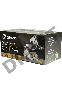 Торцовочная пила Deko DKMS2200-255 Laser 2200Вт 4500об/мин d=255мм