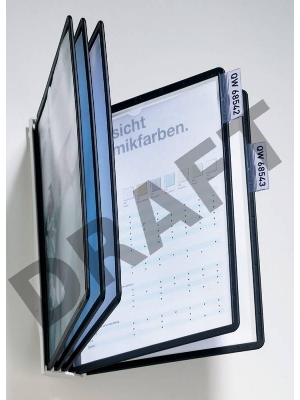 Дисплейная система Durable Sherpa 581001 настенная модуль/5 панелей/5 табуляторов