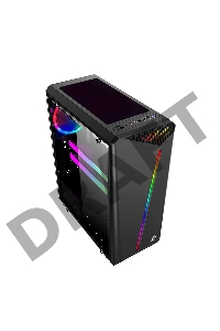 Корпус 1STPLAYER RAINBOW R3 / ATX, tempered glass side panel / 1x 120mm LED fan inc. / R3-1R1